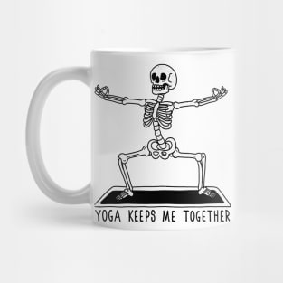 Yoga keeps me together Mug